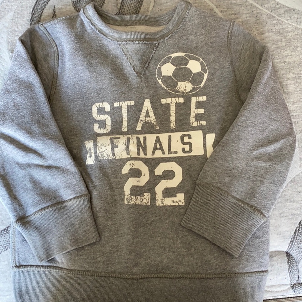 Kids soccer theme sweater